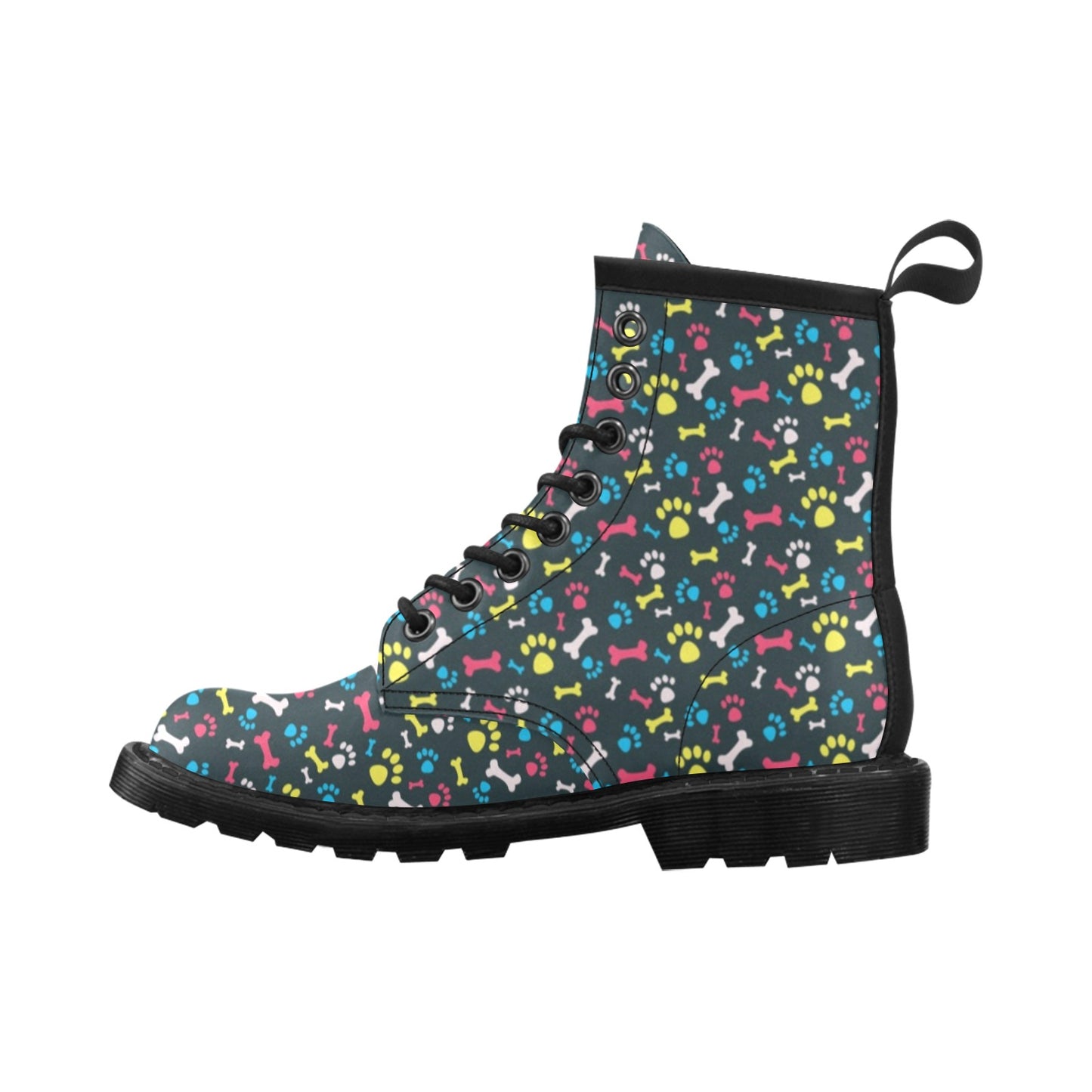 Paw Design Print Women's Boots