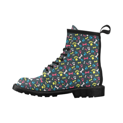 Paw Design Print Women's Boots