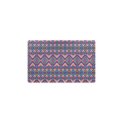 Indian Navajo Pink Themed Design Print Kitchen Mat
