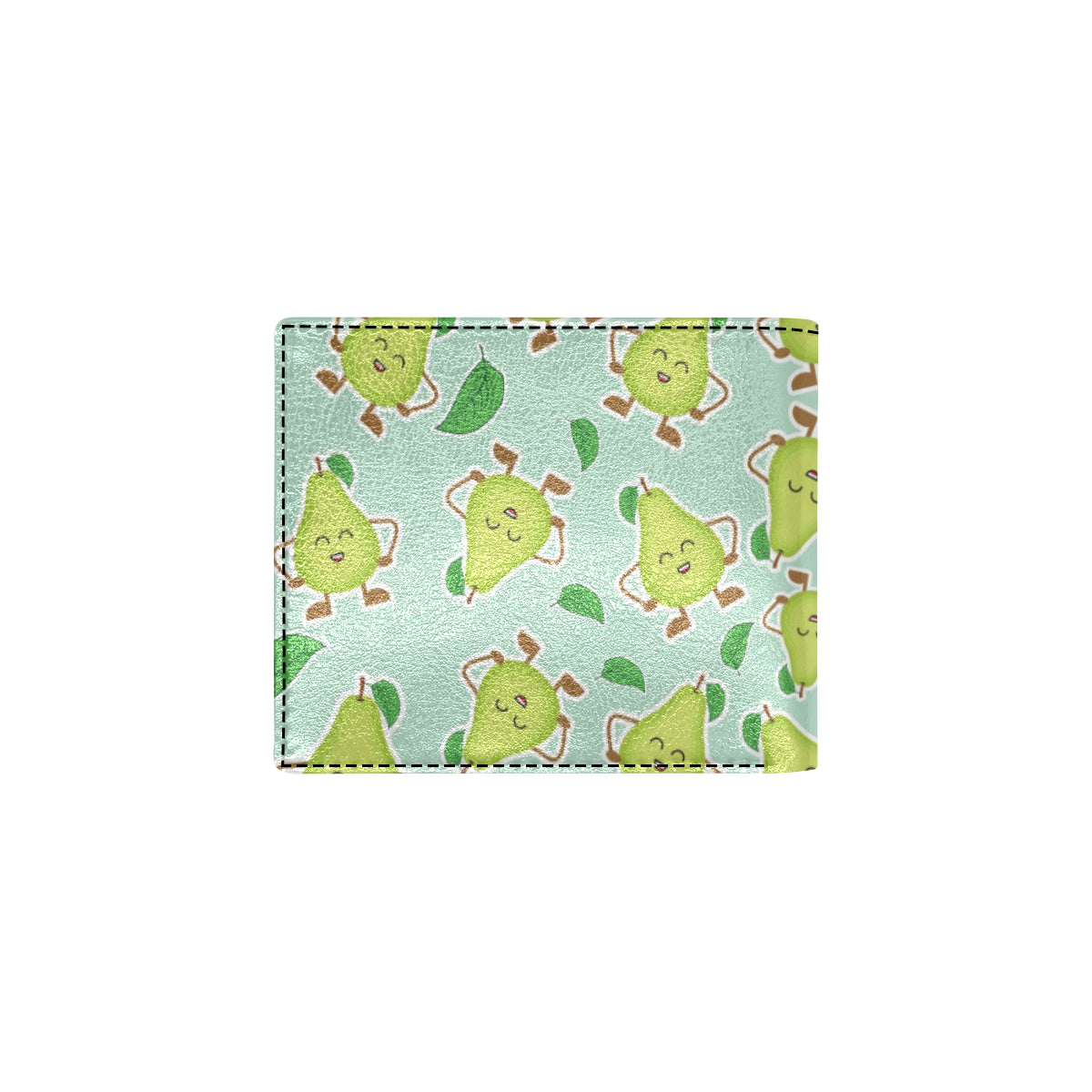 Avocado Pattern Print Design AC011 Men's ID Card Wallet