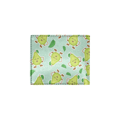 Avocado Pattern Print Design AC011 Men's ID Card Wallet