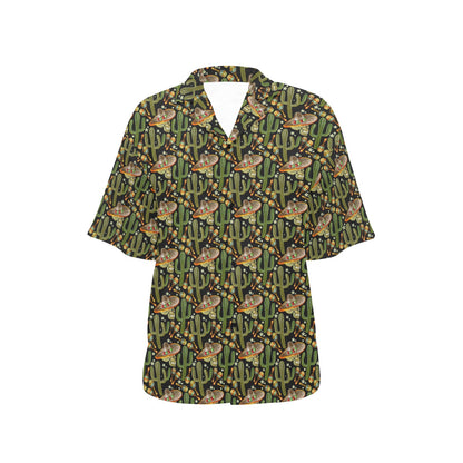 Western Style Print Women's Hawaiian Shirt