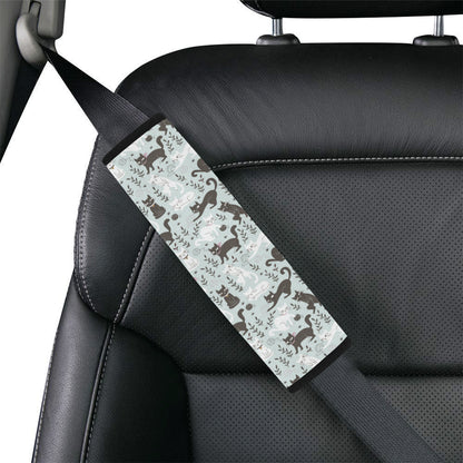 Cat Pattern Print Design 08 Car Seat Belt Cover