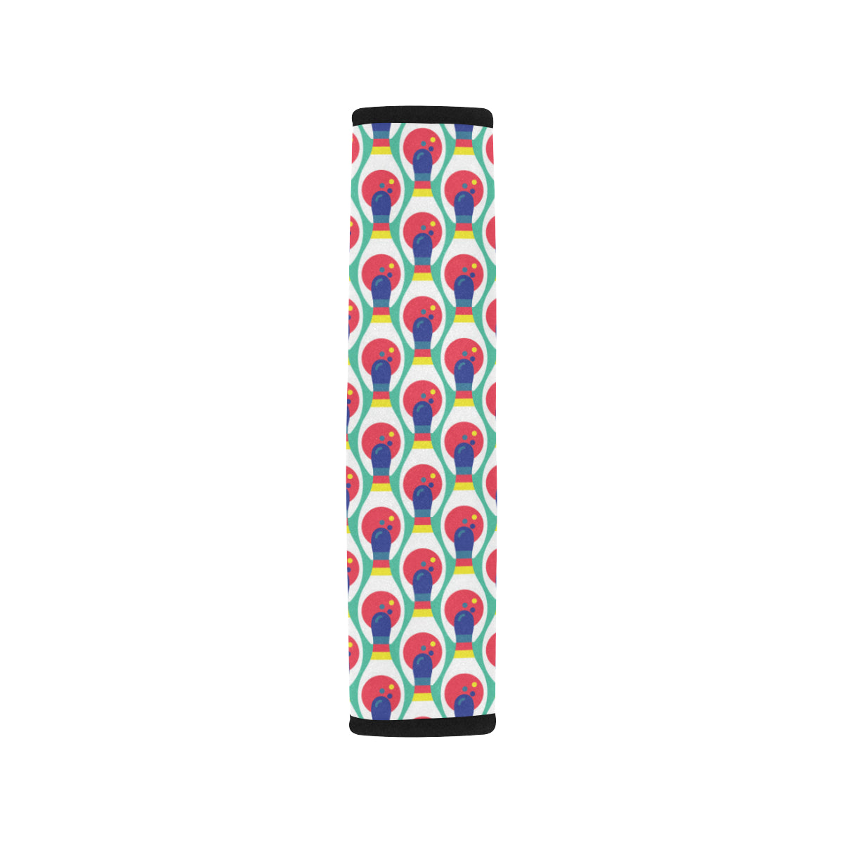 Bowling Pattern Print Design 05 Car Seat Belt Cover