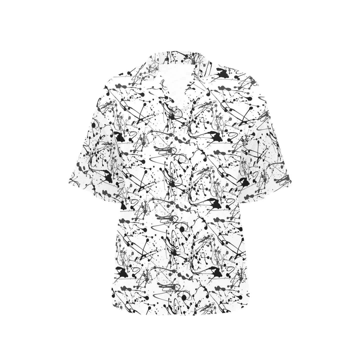 Splatter Print Design LKS305 Women's Hawaiian Shirt