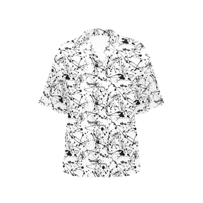 Splatter Print Design LKS305 Women's Hawaiian Shirt