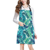 Brightness Tropical Palm Leaves Apron with Pocket