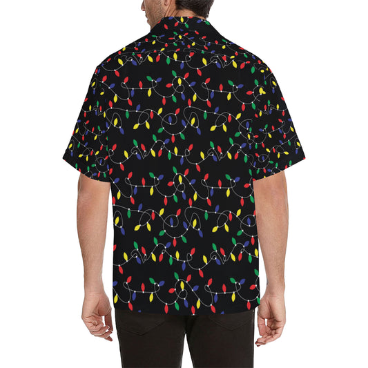 Christmas Light Pattern Print Design 04 Men's Hawaiian Shirt