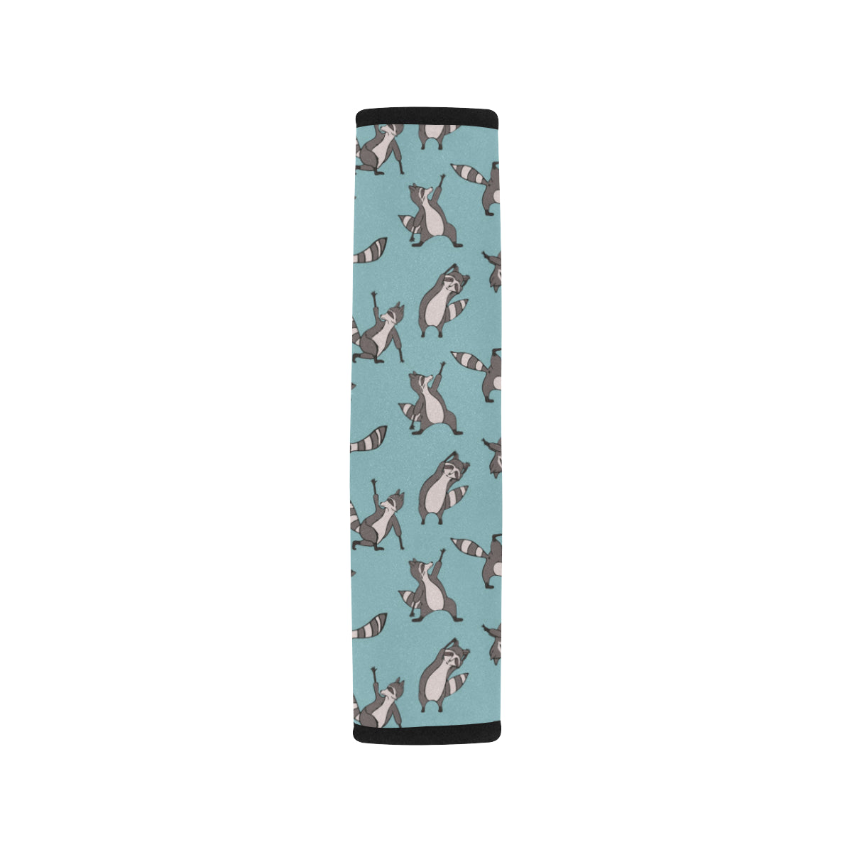Raccoon Pattern Print Design A07 Car Seat Belt Cover