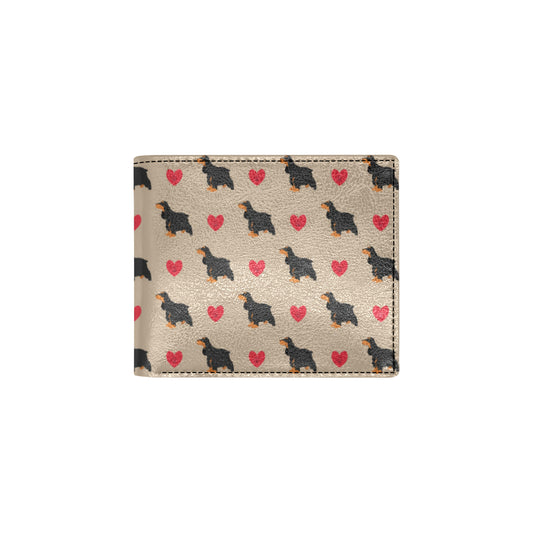 Cocker Pattern Print Design 02 Men's ID Card Wallet