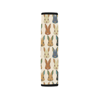 Rabbit Pattern Print Design RB04 Car Seat Belt Cover