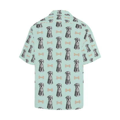 Schnauzers Pattern Print Design A03 Men's Hawaiian Shirt