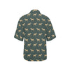 Horse Classic Themed Pattern Print Women's Hawaiian Shirt