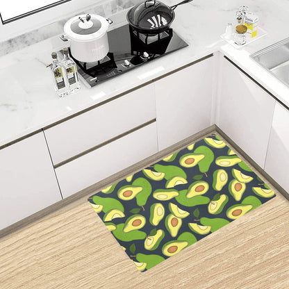 Avocado Pattern Print Design AC013 Kitchen Mat