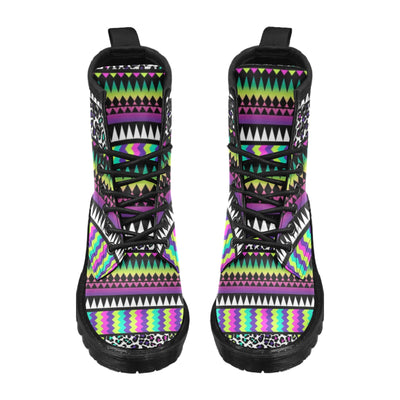 Animal Skin Aztec Rainbow Women's Boots