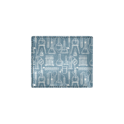 Chemical Pattern Print Design 05 Men's ID Card Wallet