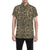 Cheetah Pattern Print Design 02 Men's Short Sleeve Button Up Shirt