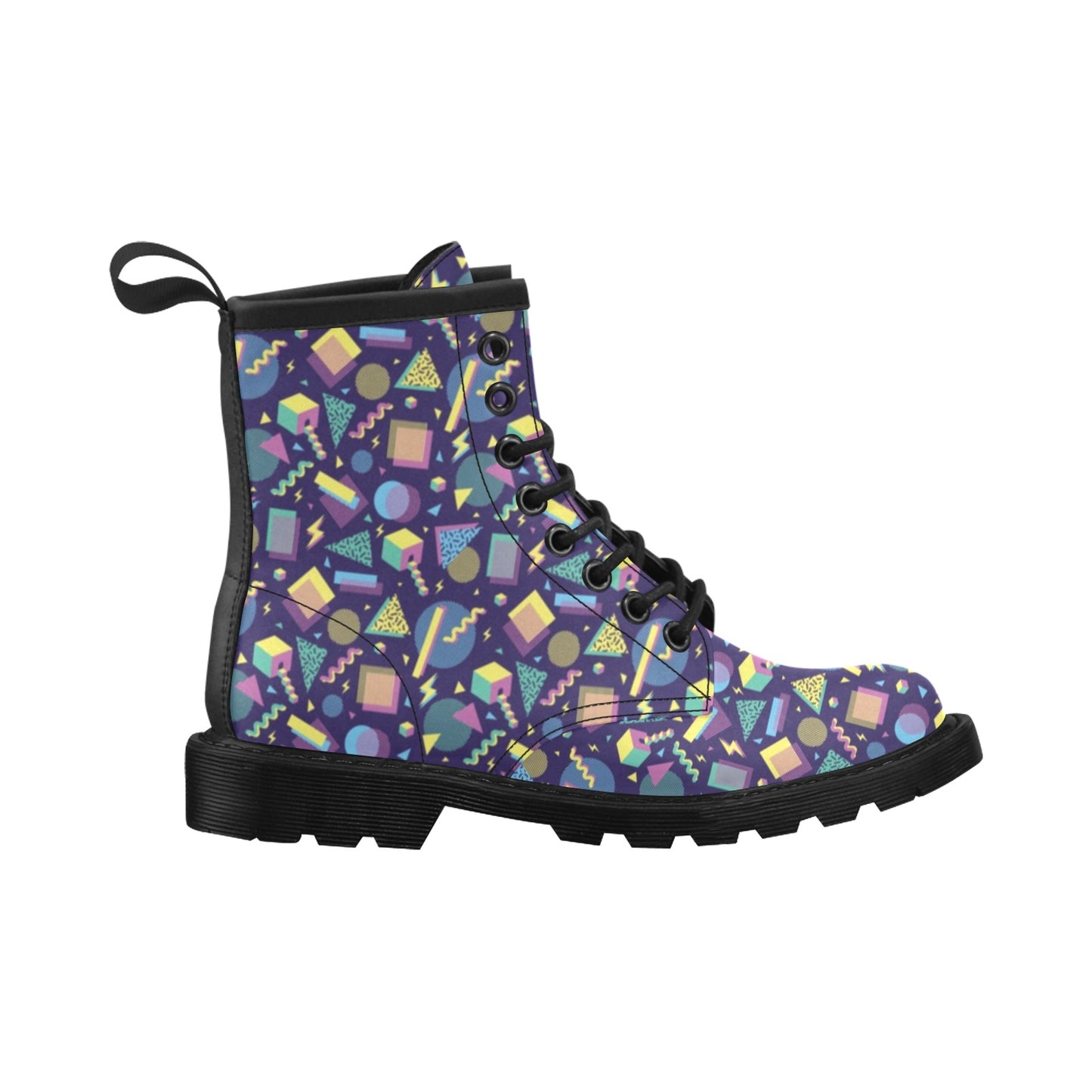Geometric Print Design LKS401 Women's Boots