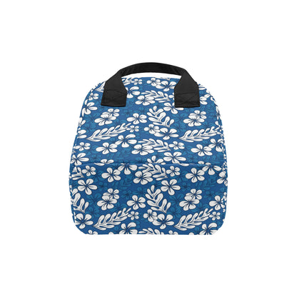 Plumeria Pattern Print Design PM015 Insulated Lunch Bag