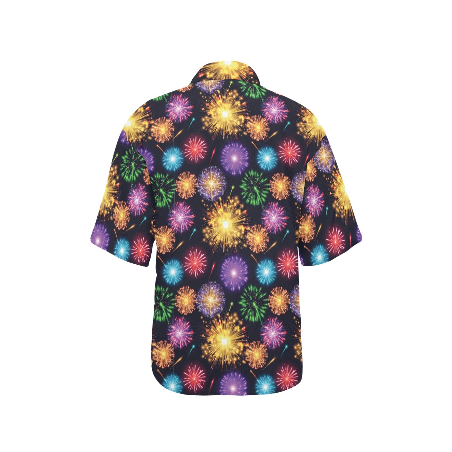 Firework Print Design LKS305 Women's Hawaiian Shirt