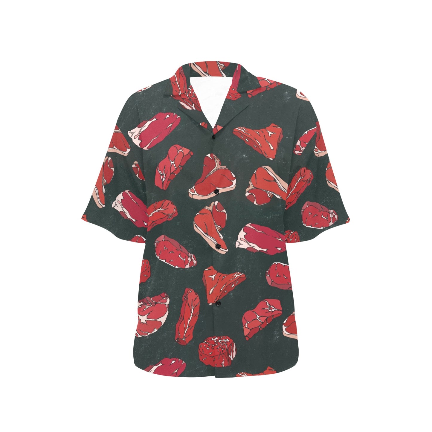 Meat Pattern Print Design 01 Women's Hawaiian Shirt