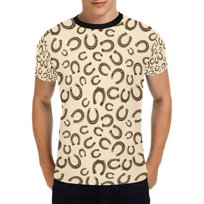 Horseshoe Print Design LKS302 Men's All Over Print T-shirt