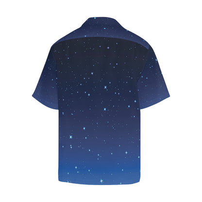 Night sky Pattern Print Design A01 Men's Hawaiian Shirt