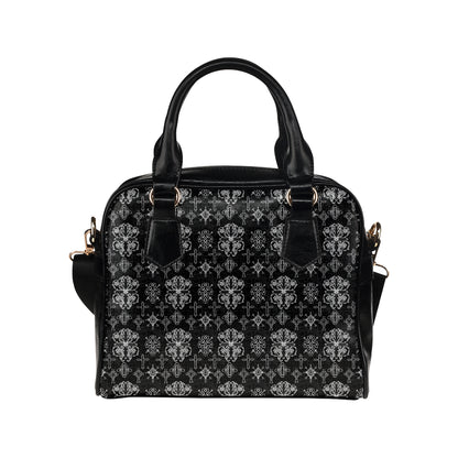 Cross Pattern Print Design 04 Shoulder Handbag