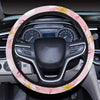 Bird Of Paradise Pattern Print Design BOP011 Steering Wheel Cover with Elastic Edge