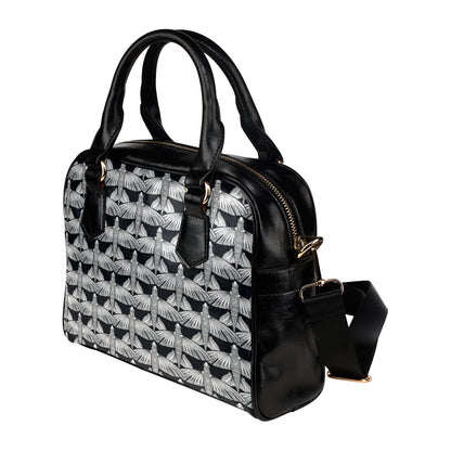 Flying Fish Pattern Print Design 03 Shoulder Handbag