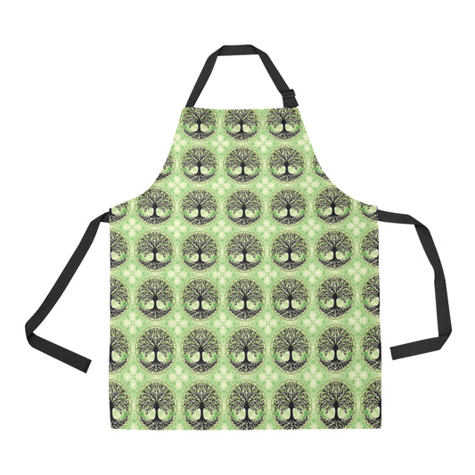 Celtic Pattern Print Design 010 Apron with Pocket
