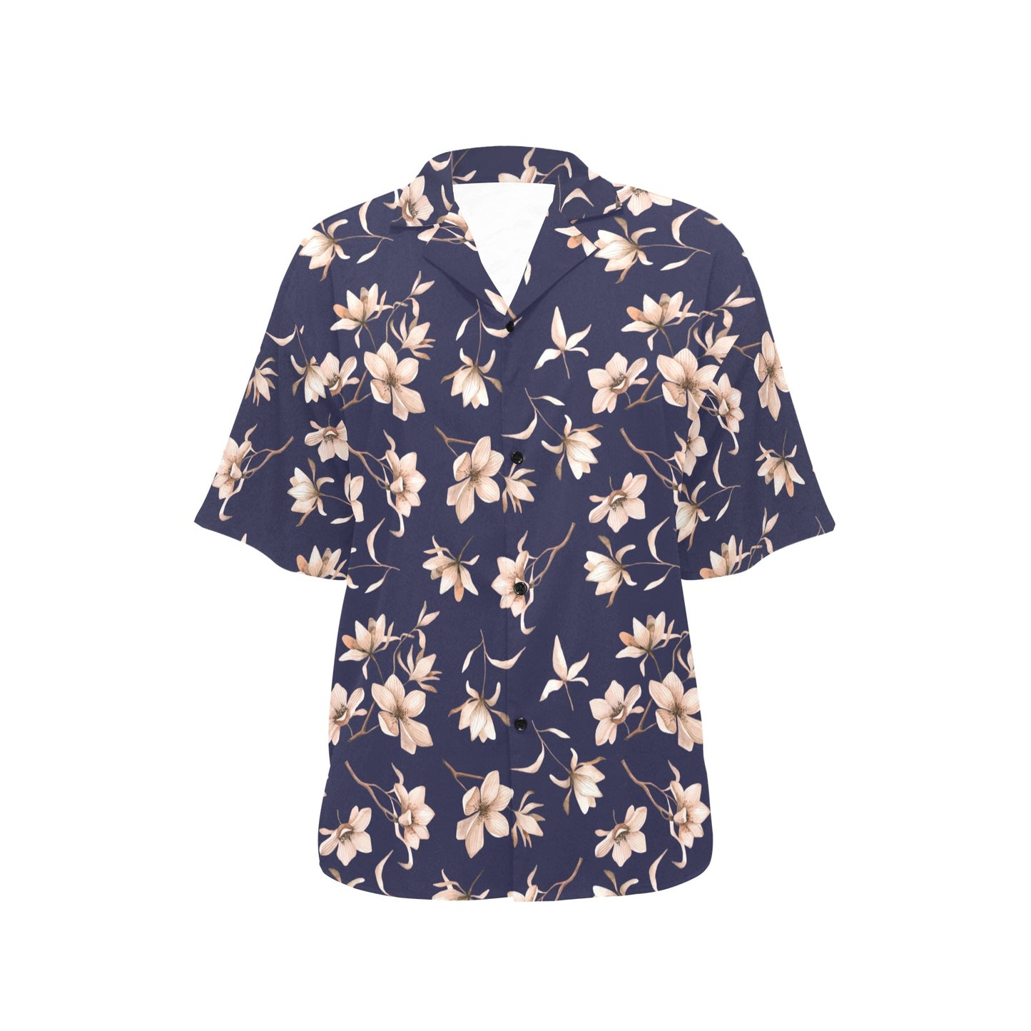 Beautiful Floral Pattern Women's Hawaiian Shirt