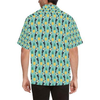 Toucan Print Design LKS301 Men's Hawaiian Shirt