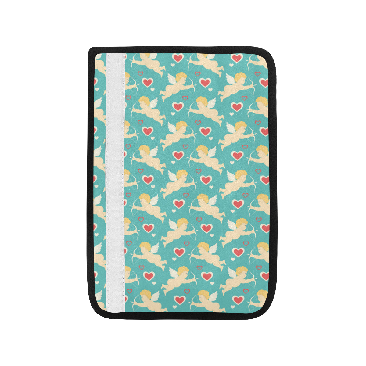 Cupid Pattern Print Design 01 Car Seat Belt Cover
