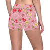 Lollipop Pattern Print Design LL05 Yoga Shorts