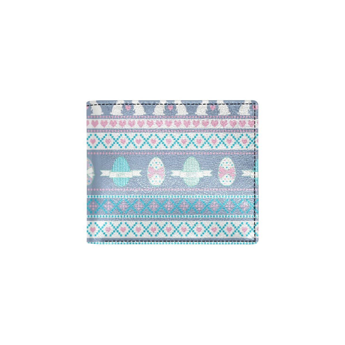 Easter Eggs Pattern Print Design RB013 Men's ID Card Wallet