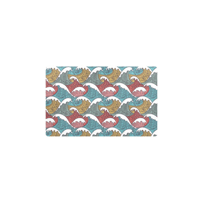 Tribal Wave Pattern Print Kitchen Mat