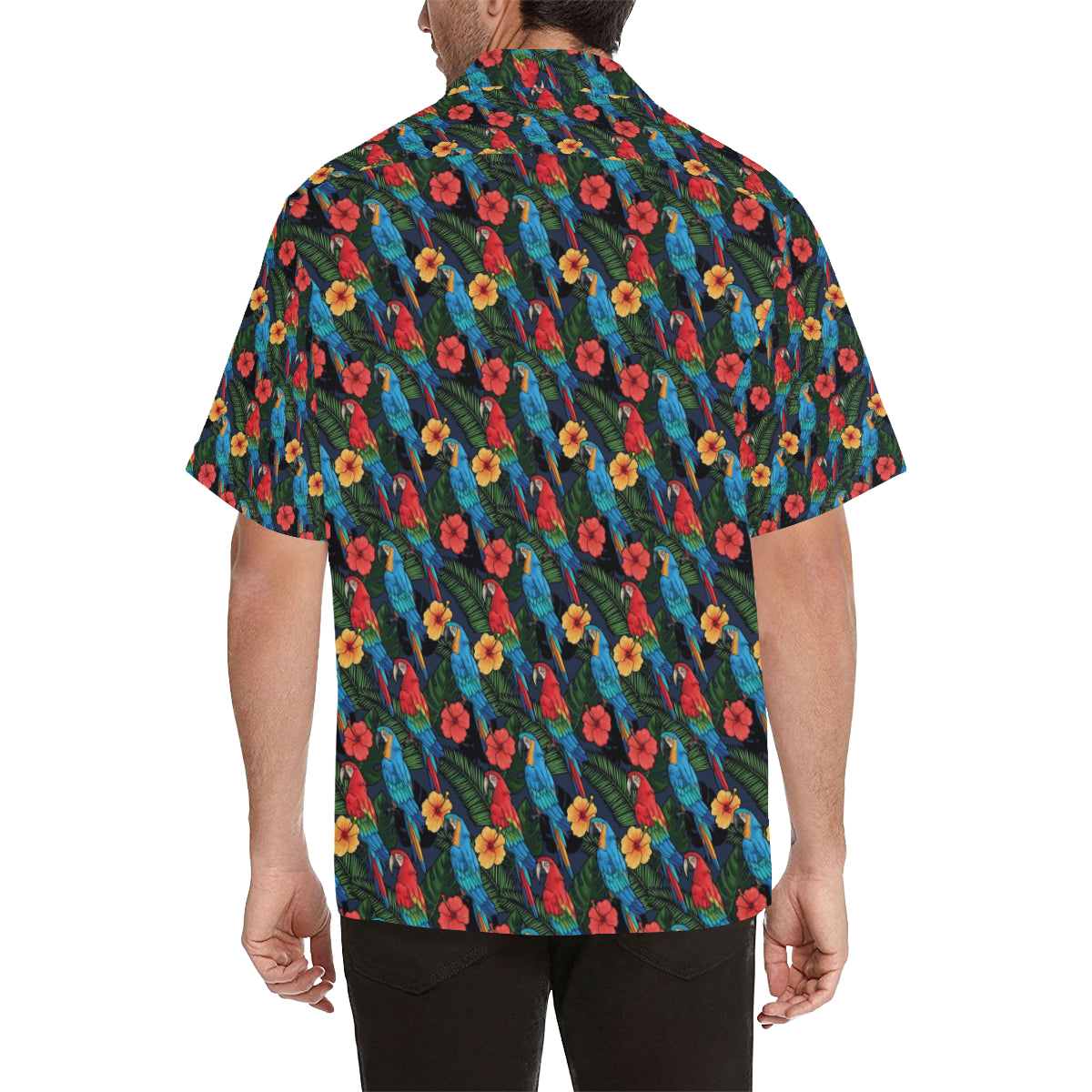 Parrot Pattern Print Design A01 Men's Hawaiian Shirt