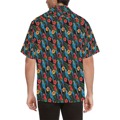 Parrot Pattern Print Design A01 Men's Hawaiian Shirt