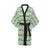 Dachshund Pattern Print Design 02 Women's Short Kimono