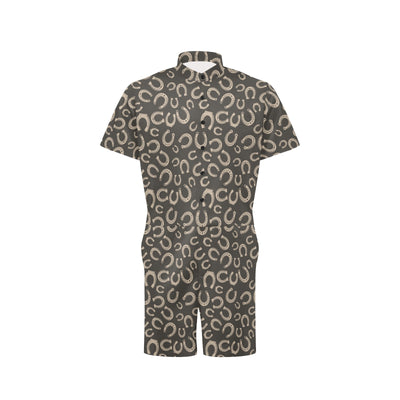 Horseshoe Print Design LKS303 Men's Romper