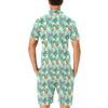 Butterfly Pattern Print Design 09 Men's Romper