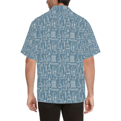 Chemical Pattern Print Design 05 Men's Hawaiian Shirt