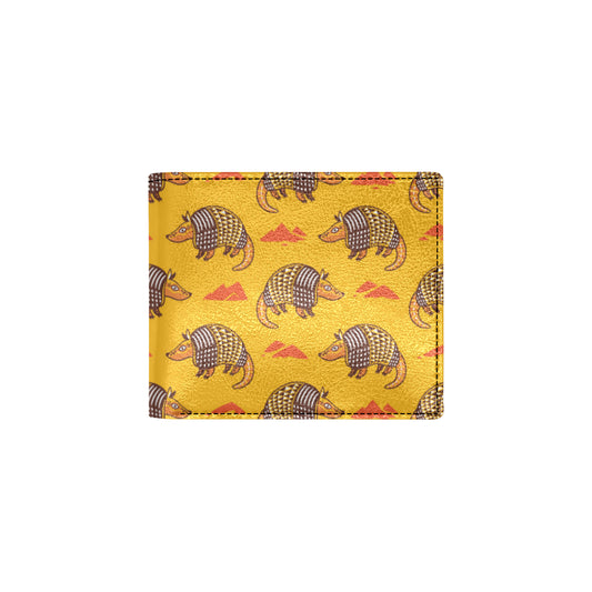 Armadillo Pattern Print Design 03 Men's ID Card Wallet