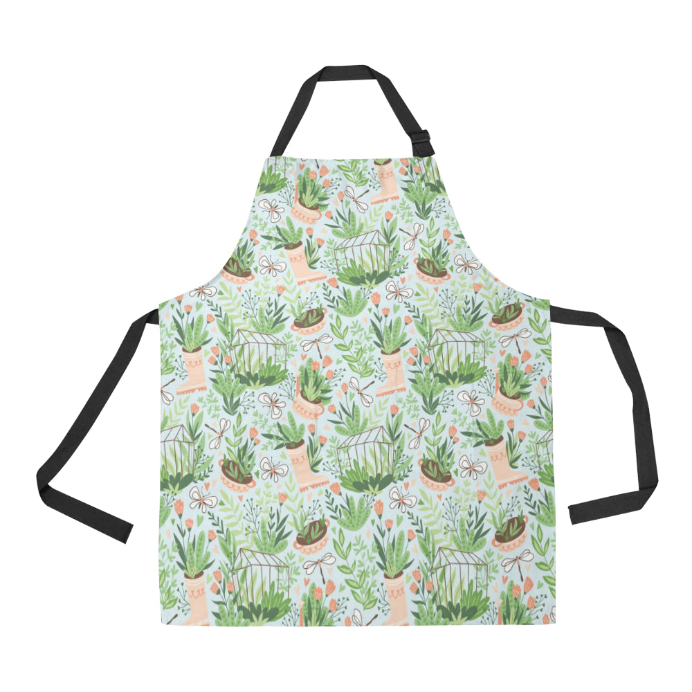 Gardening Pattern Print Design G04 Apron with Pocket