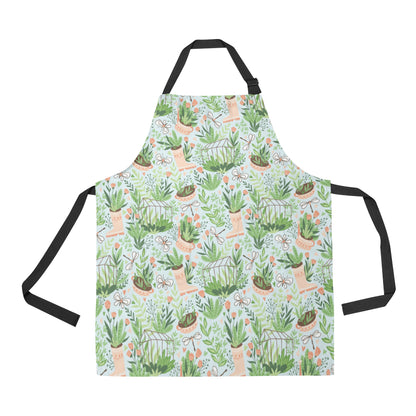 Gardening Pattern Print Design G04 Apron with Pocket