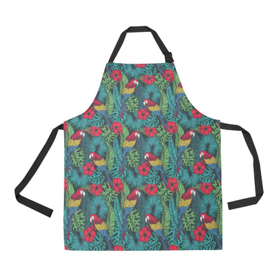 Parrot Pattern Print Design A05 Apron with Pocket