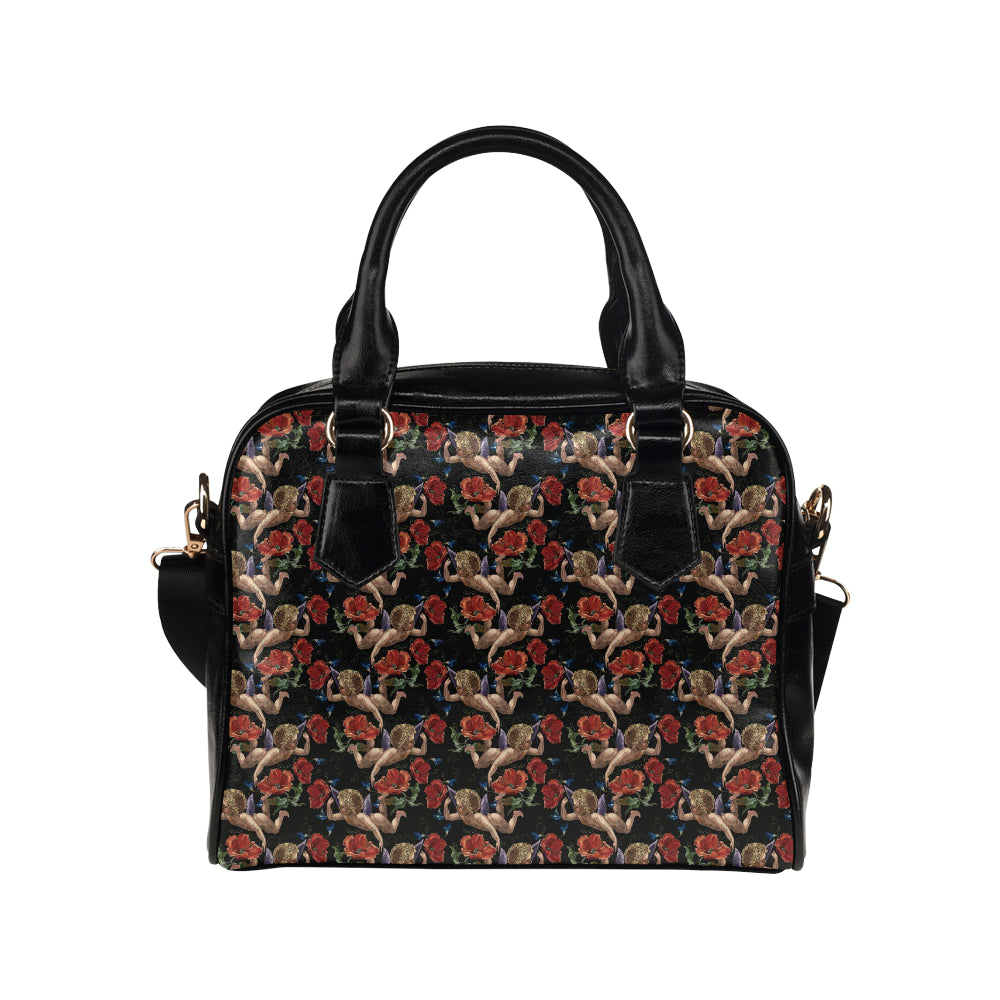 Cupid Pattern Print Design 05 Shoulder Handbag