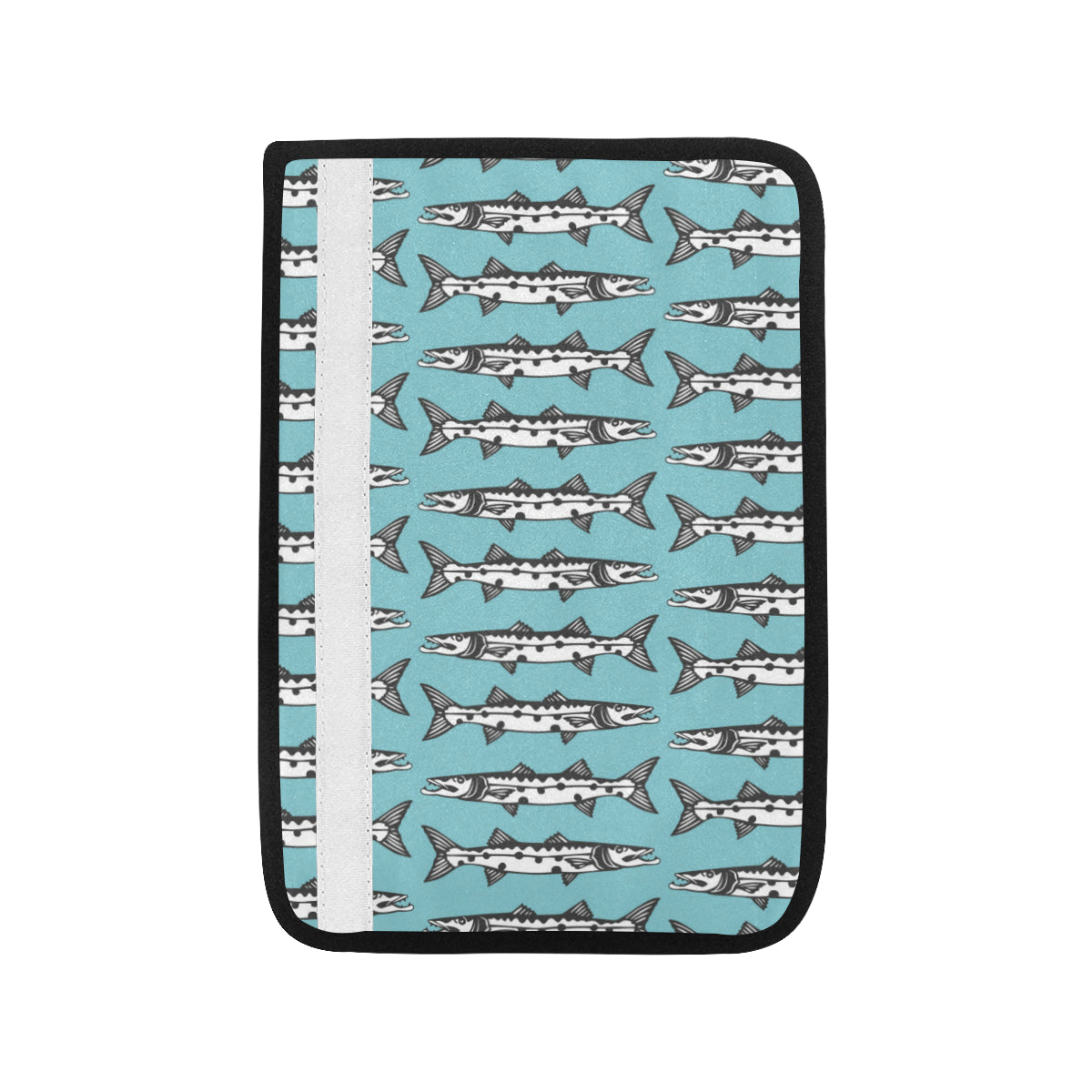 Barracuda Pattern Print Design 03 Car Seat Belt Cover