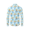 Angel Musician Pattern Print Design 09 Men's Long Sleeve Shirt